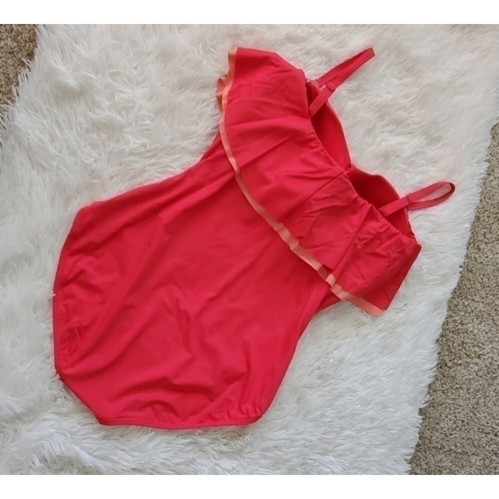 Coco Reef Women's Contours Ruffled Tummy-Control Swimsuit Size 12/36C - Picture 6 of 8